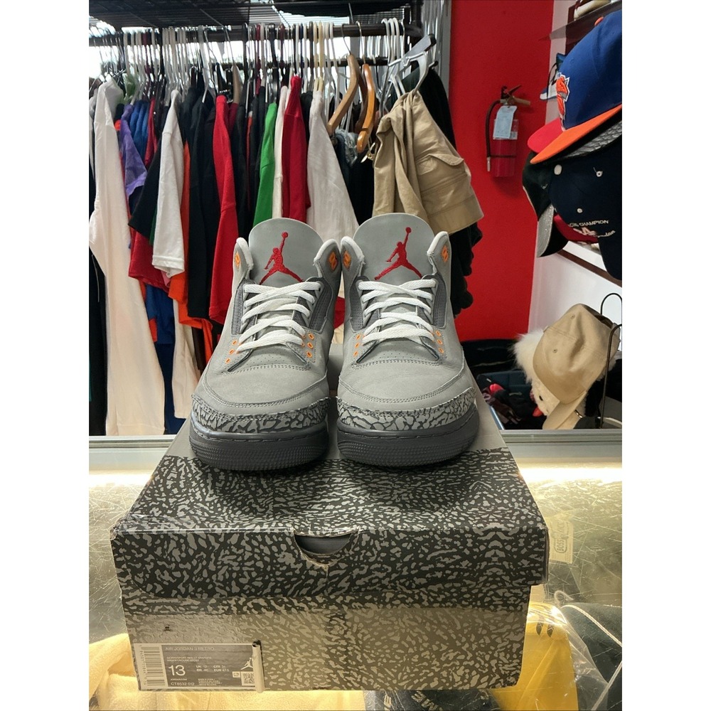 Nike Air Jordan 3 Retro Cool Grey 2021 CT8532-012 Men's Size 13